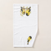 Brilliant American Goldfinch Badhandtuch Set (Handtuch)