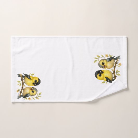 Brilliant American Goldfinch Badhandtuch Set (Handtuch)