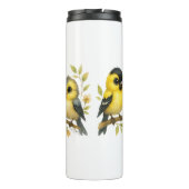 Brilliant American Goldfinch Thermosbecher (Rückseite)