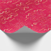 Brilliant Bash Geschenkwrap Geschenkpapier (Ecke)