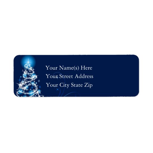 Brilliant Blue Christmas Tree (Vorne)