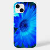 Brilliant Blue Daisy Case-Mate iPhone Hülle (Rückseite)