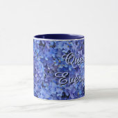 Brilliant Blue Hydrangea Inspiration Tasse (Zentrum)