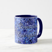 Brilliant Blue Hydrangea Inspiration Tasse (VorderseiteRechts)