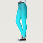 Brilliant Blue Individuelle Name Leggings (Links)
