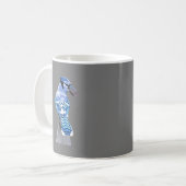 Brilliant Blue Jay Kaffeetasse (Vorderseite Links)