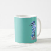 Brilliant Blue Jay Kaffeetasse (VorderseiteRechts)