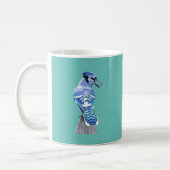 Brilliant Blue Jay Kaffeetasse (Links)