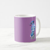 Brilliant Blue Jay Kaffeetasse (VorderseiteRechts)