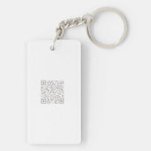 Brilliant Blue Jay Schlüsselanhänger (Rückseite)