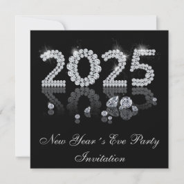 Brilliant Diamonds Luxury New Year 2025 Einladung