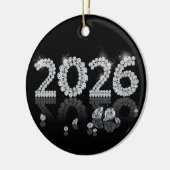 Brilliant Diamonds New Year 2026 Luxury Keramik Ornament (Links)