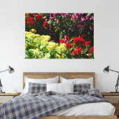 Brilliant Fall Blume auf dem Markt Leinwanddruck (Insitu (Schlafzimmer))