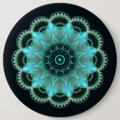 Brilliant Fraktal mandala Button (Vorderseite)