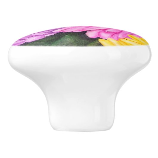 BRILLIANT GERBER BLUME KERAMIK KNOW KERAMIKKNAUF (Seitenansicht)