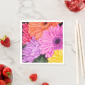 BRILLIANT GERBER BLUME PAPIER NAPKINS SERVIETTE (Beispiel)