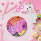 BRILLIANT GERBER BLUME PAPIERPLATTE PAPPTELLER (Party)