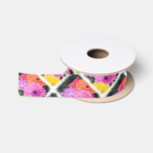 BRILLIANT GERBER BLUME RIBBON SATINBAND