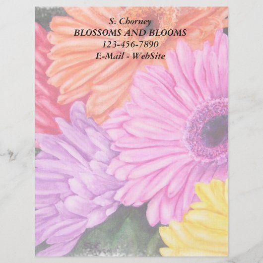 BRILLIANT GERBERER KUNSTBAR LETTERHEAD BRIEFBOGEN (Vorderseite)