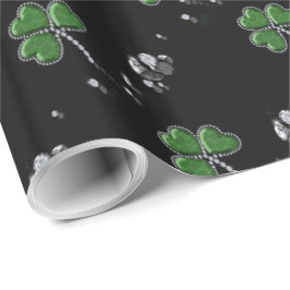 Brilliant Happy St. Patrick's Day Diamonds Geschenkpapier