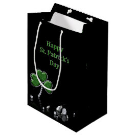 Brilliant Happy St. Patrick's Day Diamonds Mittlere Geschenktüte