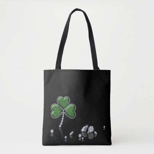 Brilliant Happy St. Patrick's Day Diamonds Tasche (Vorderseite)