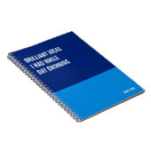 Brilliant Ideas I Had While Day Drinking Funny Notizblock (Rechte Seite)