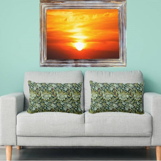 Brilliant Iowa Sonnenaufgang mit leuchtend gelber  Leinwanddruck