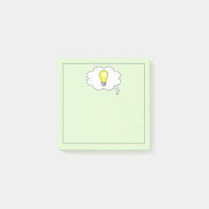 Brilliant Light Bulb Ideas Square Post-it Klebezettel