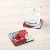 Brilliant Maine Lobster Getränkeuntersetzer (Rechte Seite)