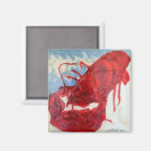 Brilliant Maine Lobster Magnet (Vorderseite/Rückseite)