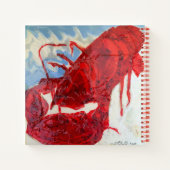 Brilliant Maine Lobster Notizblock (Rückseite)