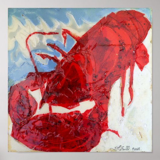 Brilliant Maine Lobster Poster (Vorne)