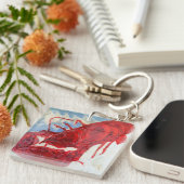 Brilliant Maine Lobster Schlüsselanhänger (Vorderseite rechts)