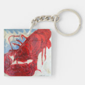 Brilliant Maine Lobster Schlüsselanhänger (Rückseite)