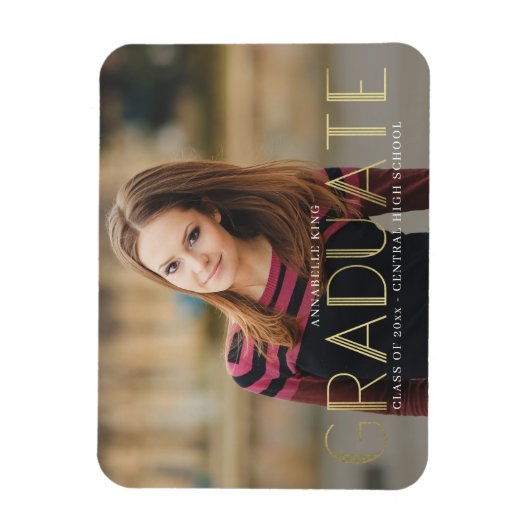 Brilliant Mind Abschluss Ankündigung Magnet (Vertikal)