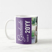 Brilliant Moderne Classic Foto Graduation Party Kaffeetasse (Links)