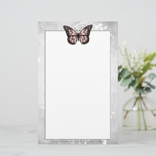 Brilliant Pink Butterfly Stationierung Briefpapier