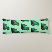 "Brilliant Plumage" Seitenschläferkissen (Rückseite)