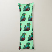 "Brilliant Plumage" Seitenschläferkissen (Rückseite (Vertikal))