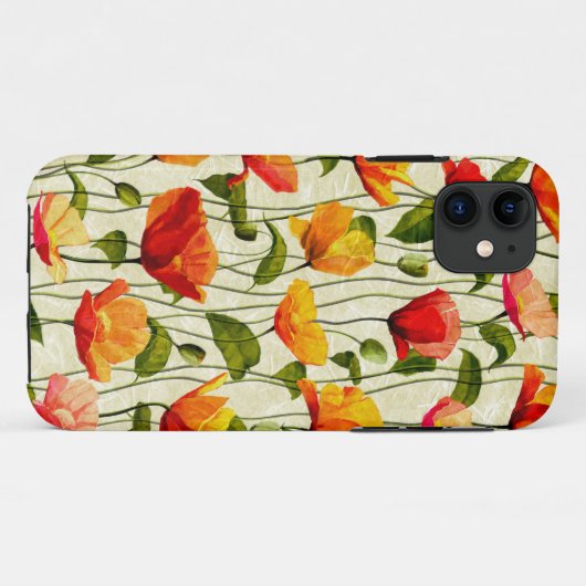 Brilliant Poppies Case-Mate iPhone Hülle (Rückseite (Horizontal))