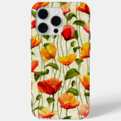 Brilliant Poppies Case-Mate iPhone Hülle (Rückseite)