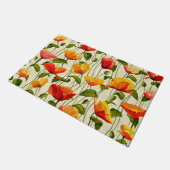 Brilliant Poppies Fußmatte (Schrägansicht)