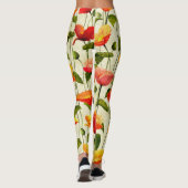 Brilliant Poppies Leggings (Rückseite)