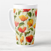 Brilliant Poppies Milchtasse (Linke Ecke)