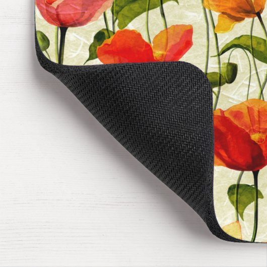 Brilliant Poppies Mousepad (Ecke)