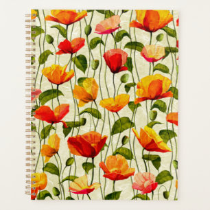 Brilliant Poppies Planer