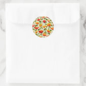 Brilliant Poppies Runder Aufkleber (Tasche)