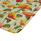 Brilliant Poppies Schneidebrett (Ecke)