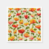 Brilliant Poppies Serviette (Vorderseite)